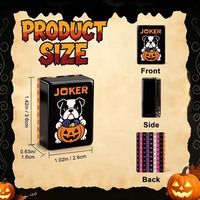 Set Mahjong Bulldog Halloween |   160 Ubin Karet Alam Akrilik Premium |   Nama Kustom Desain Anjing Seram |   Tahan lama