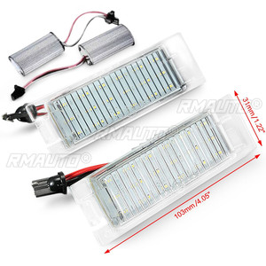 2Pcs 18 <b>LED</b> Car License Plate Light <b>Number</b> Plate Lamp for Opel/Vauxhall/Corsa/Zafira Error Free 7000K - Product Image 4