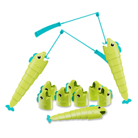 Série promotionnelle : Jeu de société de pêche pour 2 joueurs avec canne à pêche jouet pour enfants, jeux aquatiques d'intérieur, jeux de bain pour bébés, vente en gros