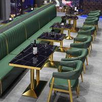 Stand de salon de thé au lait de style rétro moderne pour les cafés Restaurants occidentaux Ensemble de chaises de table de canapé pour les cafés utilisés dans les parcs