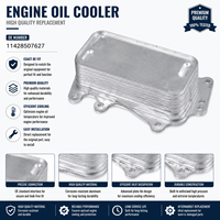 Alloggiamento Filtro Olio Motore Durevole per BMW Serie 1 5 X3 X5 OE 11428507627 Lunga Durata Rigorosi Test di Qualità