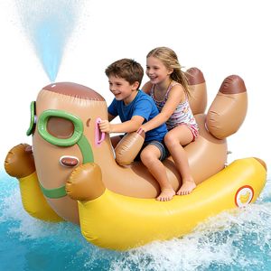 Wholesale 72 Inch <b>Inflatable</b> Swimming <b>Pool</b> Float with Sprinkler 3 in 1 Large <b>Pool</b> Raft Water Toy <b>for</b> Kids Yard Outdoor - Product Image 1