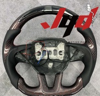 Volant de direction en fibre de carbone personnalisé de luxe pour Dodge Charger Challenger SRT Hellcat, accessoires intérieurs pour voitures sport, fabrication en usine