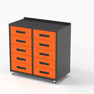 Customizable 10 <b>Drawer</b> <b>Tool</b> Cabinet Mobile Storage Solution OEM Supported Garage Workstation - Product Image 5
