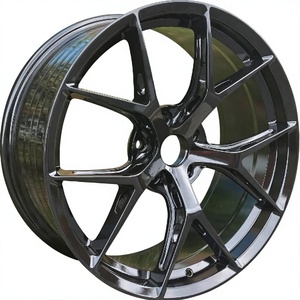 Ruedas de Auto de 17, 18 y 19 Pulgadas |   Juego de 4 Tapas de Rueda 4x100 con Recubrimiento Negro, Aptas para Modificación de Vehículos, Accesorios Personalizados para Automóviles - Product Image 2