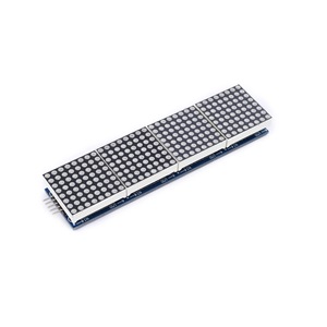 Module d'affichage LED matriciel 4-en-1 TOPCUS H6A4 MAX7219 avec carte de contrôle MCU et câble de connexion 5P - Product Image 2