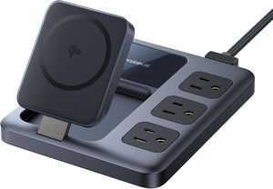 Para Nomos 8 en 1 <span class=keywords><strong>67W</strong></span>, <span class=keywords><strong>Cargador</strong></span> Inalámbrico Magnético Certificado de 15W, 3AC 4USB, Enchufe Plegable Desmontable, Cable Trenzado Delgado - Product Image 2