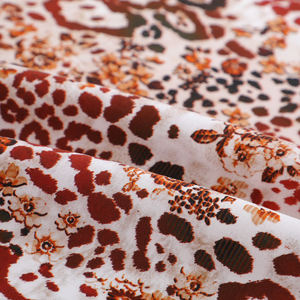 Kızlar elbiseler gömlek fabrika için 100% organik pamuklu kumaş özelleştirilebilir çiçek desen dijital baskı orta ağırlık - Product Image 4