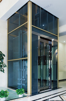 Ascenseur hydraulique domestique à profil bas sans gaine, mini-ascenseur personnalisé pour villa, ascenseur vertical intérieur pour maison familiale privée