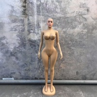 Mannequin féminin grande taille, corps entier, style européen-américain, avec poitrine et fessier généreux, en PE, pour présentation de vêtements