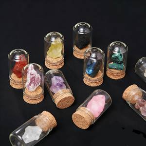 Ornements en pierre naturelle brute en gros : Bouteille de fluorite <span class=keywords><strong>verte</strong></span> pour la vulgarisation scientifique et les cadeaux pédagogiques pour enfants - Product Image 1