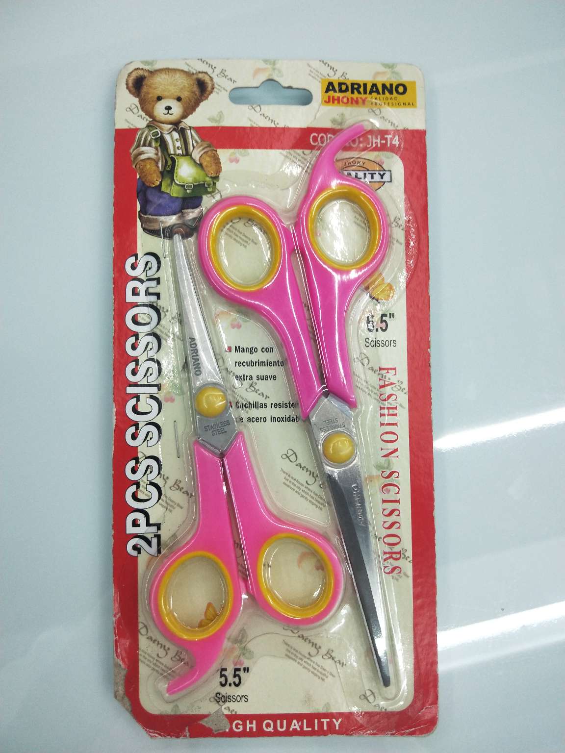 STOCK househould 5.5''+6.5'' small office scissors set  stainless steel student scissors paper cutting Yarn scissors