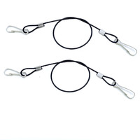 Câble de suspension de plafond en acier inoxydable de haute qualité avec crochet à ressort, fabriqué en Chine
