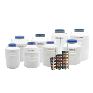 Construction en aluminium LN2 Cylindre cryogénique YDS-95-216 95L Col large YDS Azote liquide Dewar pour expérience scientifique - Product Image 1