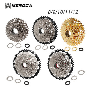 <span class=keywords><strong>Cassette</strong></span> de vélo MEROCA <span class=keywords><strong>11</strong></span> <span class=keywords><strong>vitesses</strong></span> <span class=keywords><strong>11</strong></span>-42T argent/or, haute résistance, légère, large rapport, pièces de vélo VTT - Product Image 2