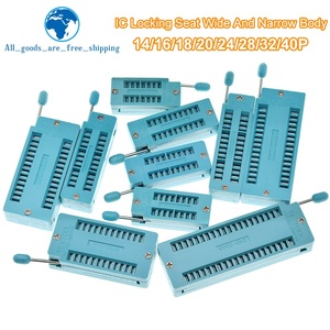 Tzt 14 16 18 20 24 28 32 40 P Pin 2.54mm màu xanh lá cây Dip phổ <span class=keywords><strong>zif</strong></span> <span class=keywords><strong>IC</strong></span> ổ cắm kiểm tra hàn loại <span class=keywords><strong>IC</strong></span> Khóa ghế <span class=keywords><strong>zif</strong></span> ổ cắm - Product Image 3