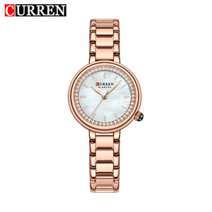 Reloj Deportivo de Cuarzo de Acero Inoxidable 9089, Movimiento Duradero, Reloj de Lujo Moderno, Casual y de Negocios para Mujer - Product Image 1