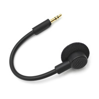 Pengganti Mic Boom untuk Headset Gaming Sony INZONE H6 H9 17cm Lengan Mikrofon Satu Sisi Tahan Tekuk Warna Hitam