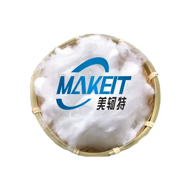 100% recycled black polyester short fibers/PSF manufacturers in China.