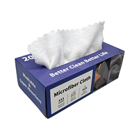 Multi-Purpose Reusable Quick-Dry Solid Color Microfiber Cleaning Towels Car Cleaning Towel