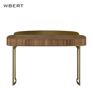 WBERT Bureau d'ordinateur italien de luxe Nordic Simple Light Mobilier de bureau en bois massif fabriqué à la main avec style - Product Image 5