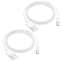 Kabel Charger Carplay Kustom USB C Putih Kabel Mobil Kompatibel 1 untuk 5 15 Pro Max 12.9/11 10th Gen Air 5th/4th Gen Mini 6th