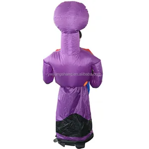 Şişme kostüm süslü elbise kostüm Hug Me şişme Alien kostüm boyutu cadılar bayramı Cosplay yetişkin Polyester Unisex maskot
