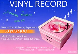 Calendrier de l'Avent personnalisé pour lecteur de musique vinyle, boîte cadeau en carton, emballage tiroir pour cosmétiques, parfums et gâteaux de lune - Product Image 6