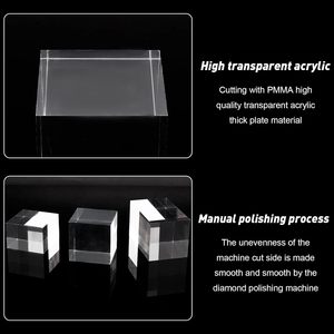 Acrylic Hiển Thị Khối Trong Suốt Acrylic Cơ Sở Bộ Sưu Tập Hiển Thị Mô Hình Đá Quý Đồ Trang Sức Nước Hoa - Product Image 3