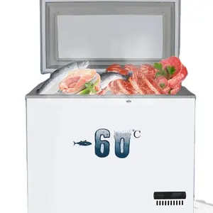 High Quality Multiple Sizes Commercial Horizontal Deep Freezer Supermarket Top Open Horizontal Refrigerator Freezer