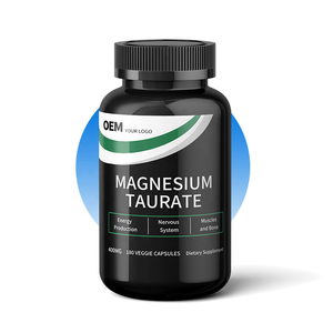 Cápsulas de Taurato de Magnesio con MOQ Bajo, Fabricante de Suplementos, MOQ Flexible, Lanzamiento Rápido, Certificado cGMP COA, Para Propietarios de Nuevas Marcas - Product Image 1