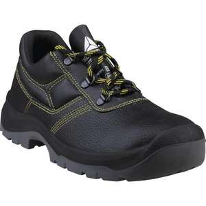 DELTA PLUS-Zapatos de cuero negro dividido pigmentado de-S1P SRC-EAN MW129499 ZAPATOS DE SEGURIDAD Y ENTRENADORES DE SEGURIDAD - Product Image 1
