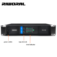 Équipement audio de scène PRO4500, amplificateur de puissance de haute qualité 1000W*2, système audio