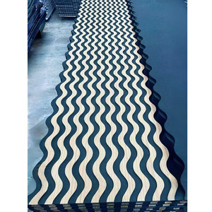 Không thấm nước Auditorium hội trường Walnut WPC Trần akupanel âm thanh bằng chứng hấp thụ gỗ Veneer slat Polyester Acoustic tấm khách sạn - Product Image 2