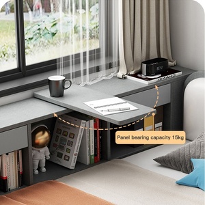 Baby Kids Crib Modern Simple Wood White Single <b>Beds</b> Models With Drawer Classic Design Wooden <b>Bed</b> <b>House</b> for Two Room Set JC-C030 - Product Image 4