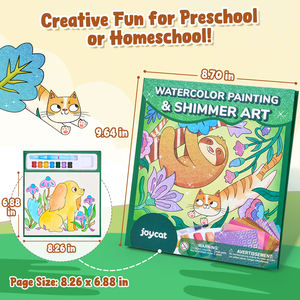 Joycat bambini libro creativo acquerello pittura Graffiti cartone animato magico colore dell'acqua disegno libri giocattolo educativo - Product Image 5