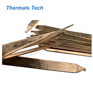 厚さ0.6mmまたは1mmラップトップタブレットPC用の平らな銅ヒートパイプ - Product Image 4