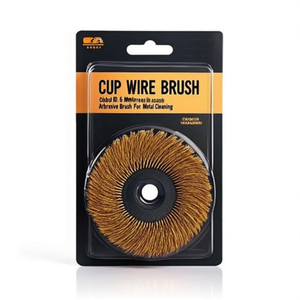 Cup Wire <b>Brush</b> 6 Mm Shank Steel Abrasive <b>Brush</b> For Metal Cleaning - Product Image 2