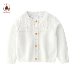 Prezzo di fabbrica Nuovo Modello Su Misura Principessa di Stile Sveglio Delle Ragazze di Inverno Del Merletto di Usura Del Collare Del Bambino Lavorato <span class=keywords><strong>A</strong></span> <span class=keywords><strong>Maglia</strong></span> Cardigan Maglioni Per Il Vestito Della Ragazza - Product Image 6