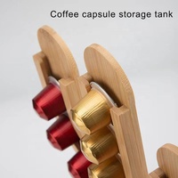 Porte-café moderne oasiswj dolcegusto porte-capsules stockage de dosettes porte-capsules de café nespresso en bambou