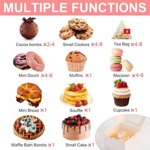 Scatole Bianche per Torte con Finestra, Piccole Confezioni per Pasticceria, Dolci, <span class=keywords><strong>Biscotti</strong></span>, Dessert, Macaron, Caramelle, Regali di Natale - Product Image 4