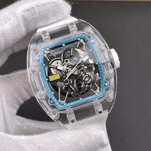 Reloj Mecánico de Lujo con Cristal de Zafiro 35-02, de Doble Manecilla, Esqueleto de Alta Calidad, Unisex, Deportivo Casual, Caja de Titanio, ETA - Product Image 1