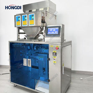 Machine d'emballage verticale automatique à trois têtes pour produits alimentaires, chimiques et granulés - Product Image 6