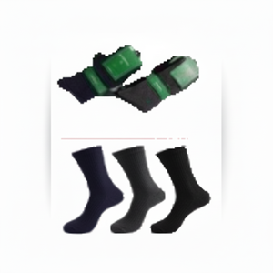 Calzini da Uomo di Alta Qualità per Sport, Uso Quotidiano e Business, Design Elegante, Traspiranti in Spandex, Bianchi e Blu con Fondo Colorato, Regalo Invernale PEAil Made - Product Image 1