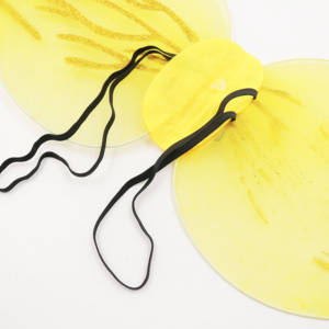 Falda Tutú de Abeja Amarilla y Negra con Alas para Niñas, Disfraz de Halloween - Product Image 4
