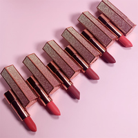 Meilleures ventes de cosmétiques de haute qualité uniques Créez vos propres pigments de marque Maquillage bio de luxe coloré Rouge à lèvres naturel