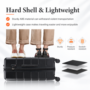 Maleta Rígida Expandible de 20 Pulgadas con Carcasa de ABS, Ruedas Giratorias y Candado TSA, Ligera para Viaje - Product Image 4