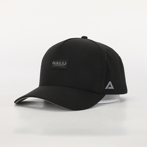 Cappello sportivo da Baseball ricamato a 5 pannelli all'ingrosso con chiusura <span class=keywords><strong>Basecap</strong></span> elastica con motivo a fiocchi taglia unica - Product Image 1