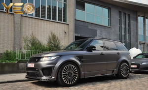 YEO Nuovi Cerchi in Lega da 23 Pollici 5x120 per <span class=keywords><strong>Range</strong></span> <span class=keywords><strong>Rover</strong></span>, Ruote per Auto Passeggeri, Cerchi in Lega di Alluminio Neri con Faccia Lavorata in Vendita - Product Image 6