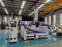 Máquina Fresadora CNC de 5 Ejes de Alta Precisión para Muebles de Madera y Fabricación de Moldes, 1300*2500mm, Tallador de Espuma, Esculturas 3D